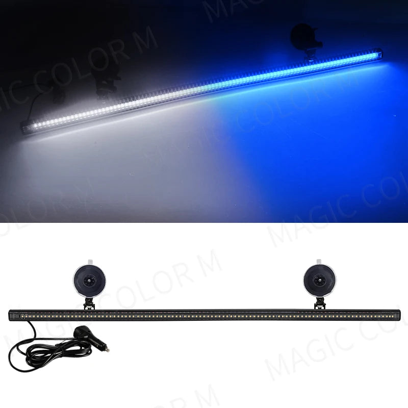 MAGIC COLORM 96 LED 3030 Beads Front Windshield Emergency Warning Light 12V