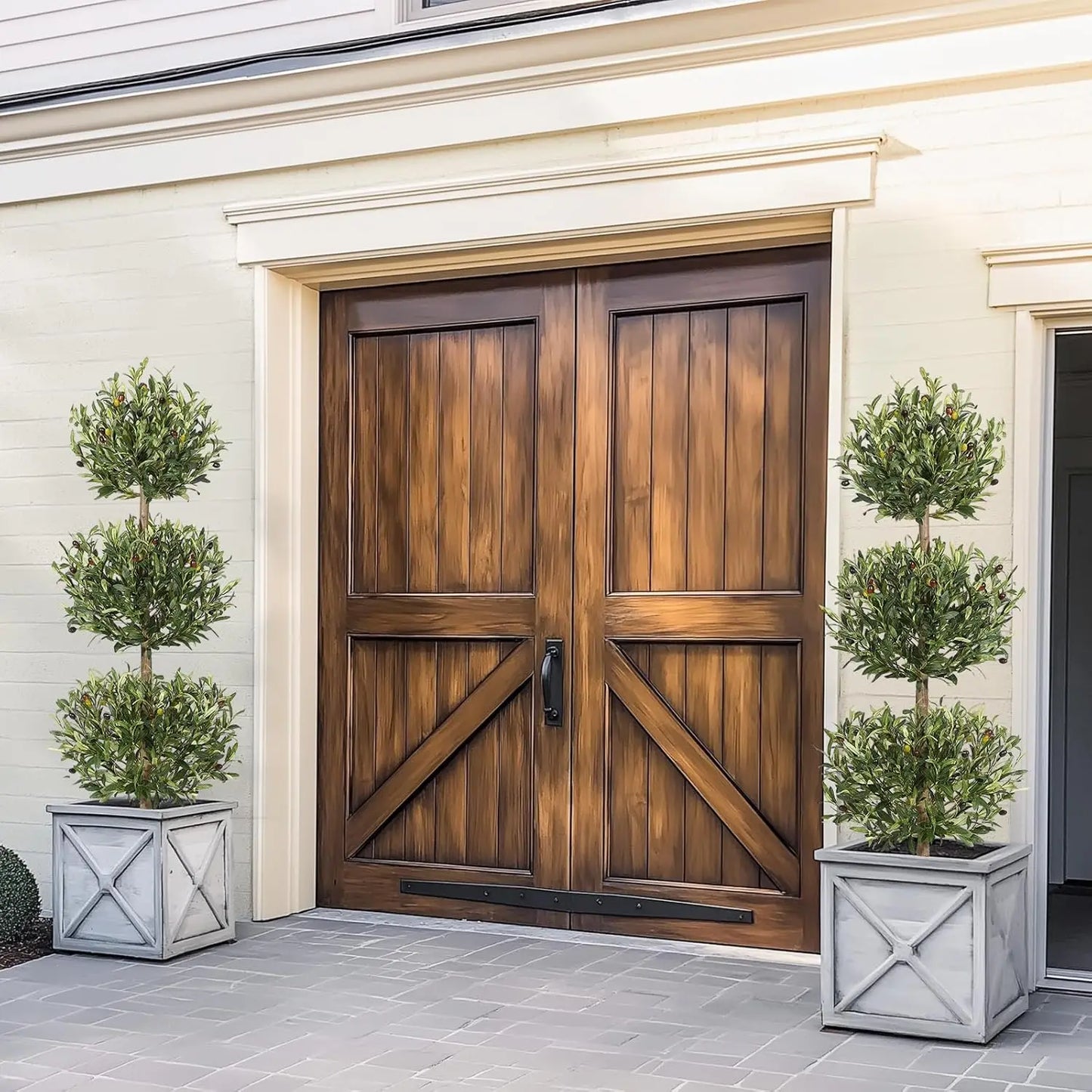 HiMISSCN Artificial Olive Tree With Planter For Home Office Decor