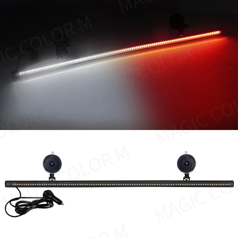 MAGIC COLORM 96 LED 3030 Beads Front Windshield Emergency Warning Light 12V