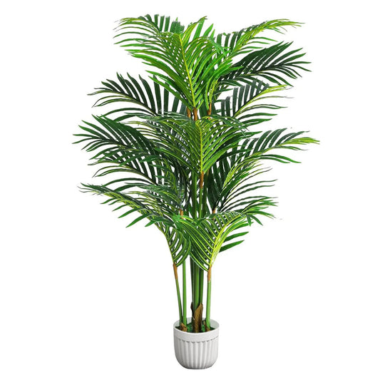 NONECN Artificial Areca Palm Silk Tree For Home Office Indoor Decor