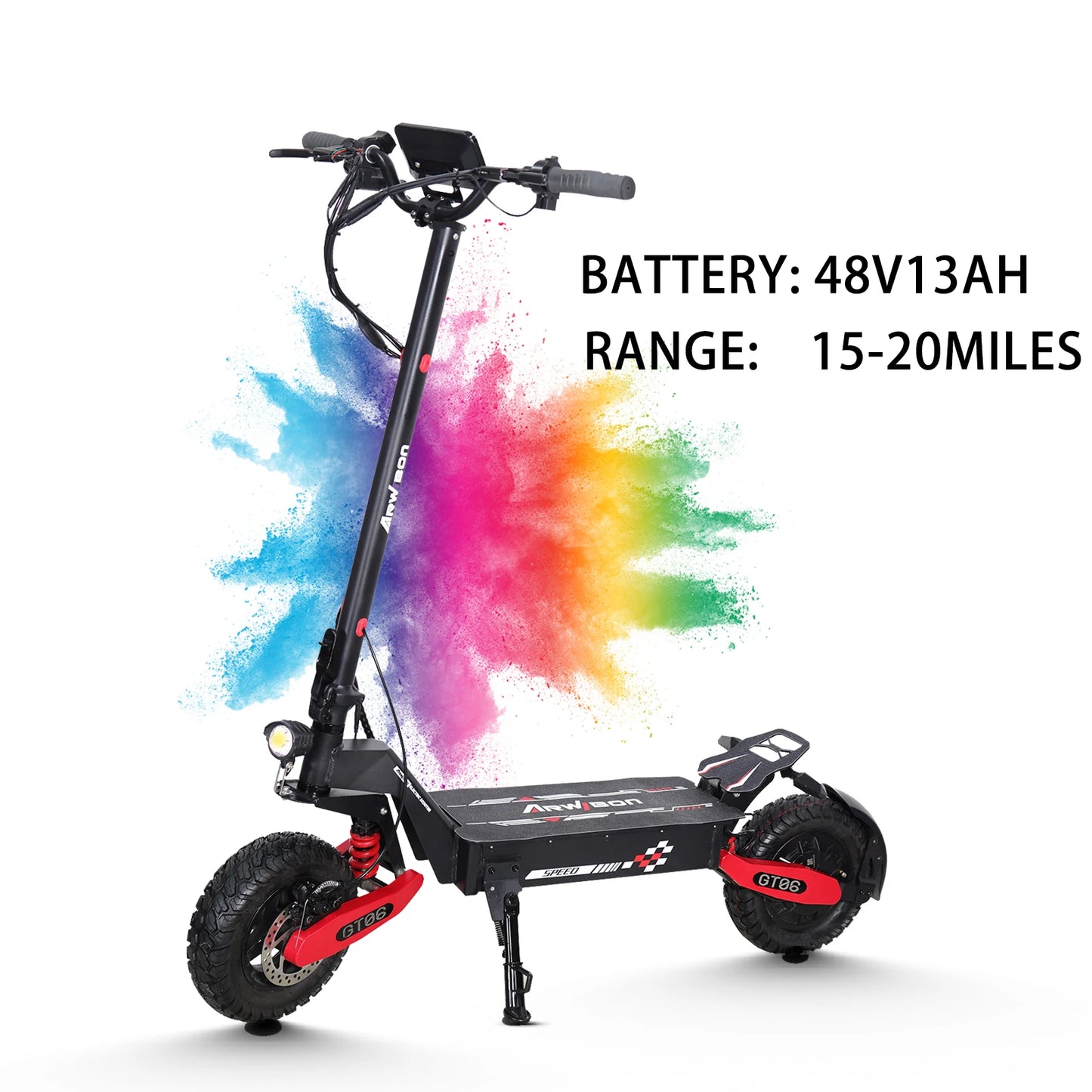Arwibon GT06 1200W Foldable Electric Scooter for Adults