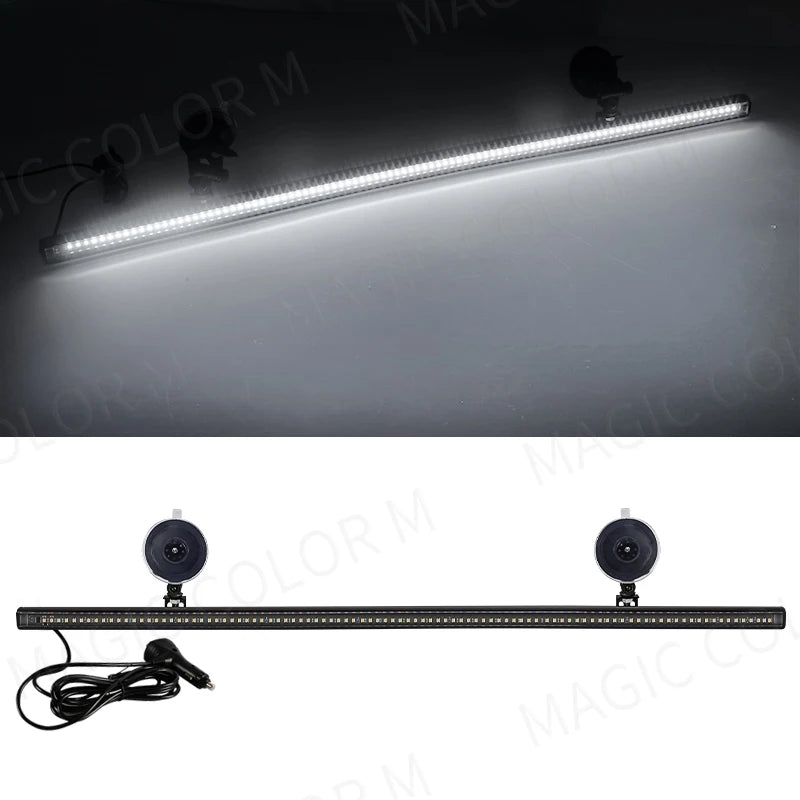 MAGIC COLORM 96 LED 3030 Beads Front Windshield Emergency Warning Light 12V