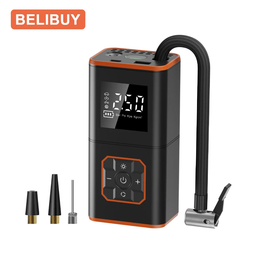 Guantu Car Tyre Inflator Portable Air Compressor Pump