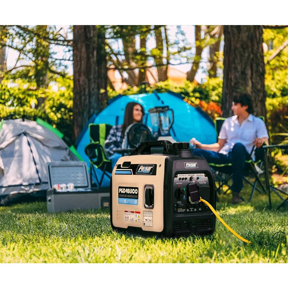 XMSJ Ultra Quiet 4000W Gas Inverter Portable Generator