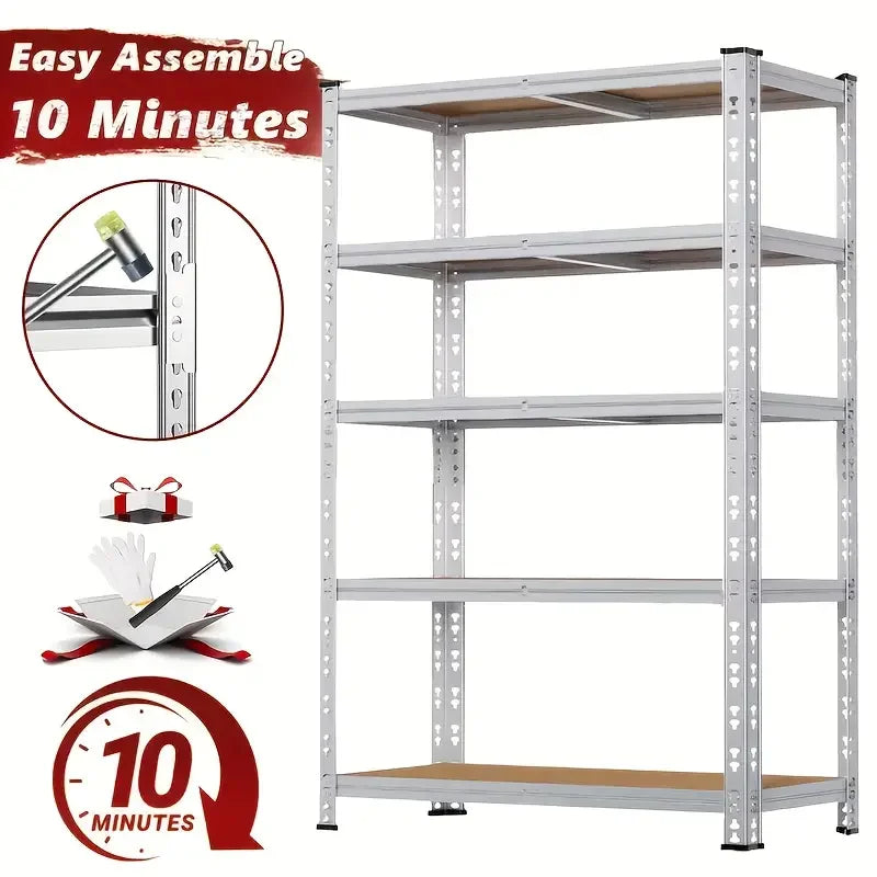 Heavy Duty Garage Storage Shelving Unit For Industrial Utility