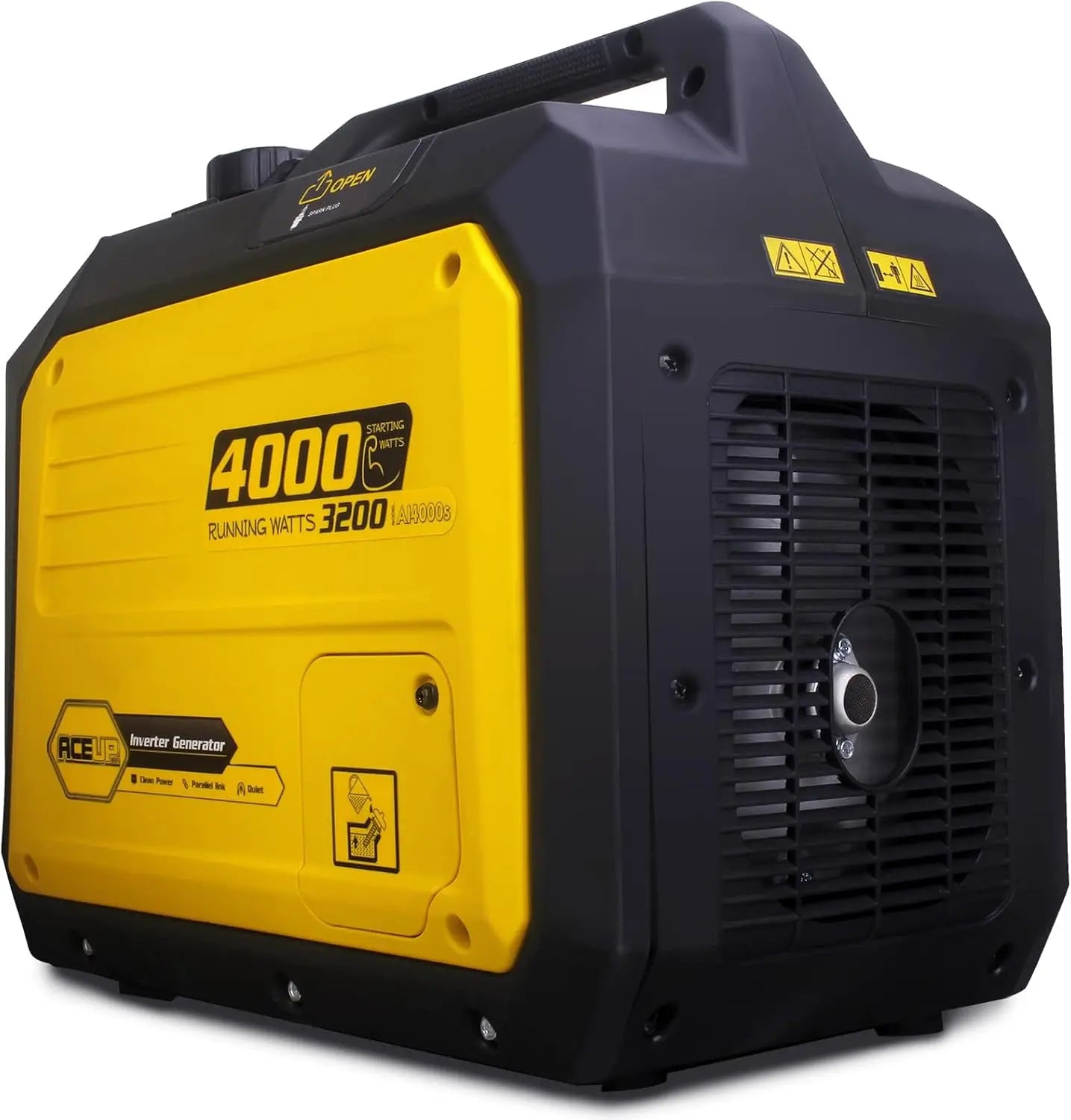Aceup Energy 4000 Watt Portable Inverter Generator Gas Powered Quiet