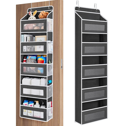 Over The Door 5 Shelf Organizer With Anti Tilt
