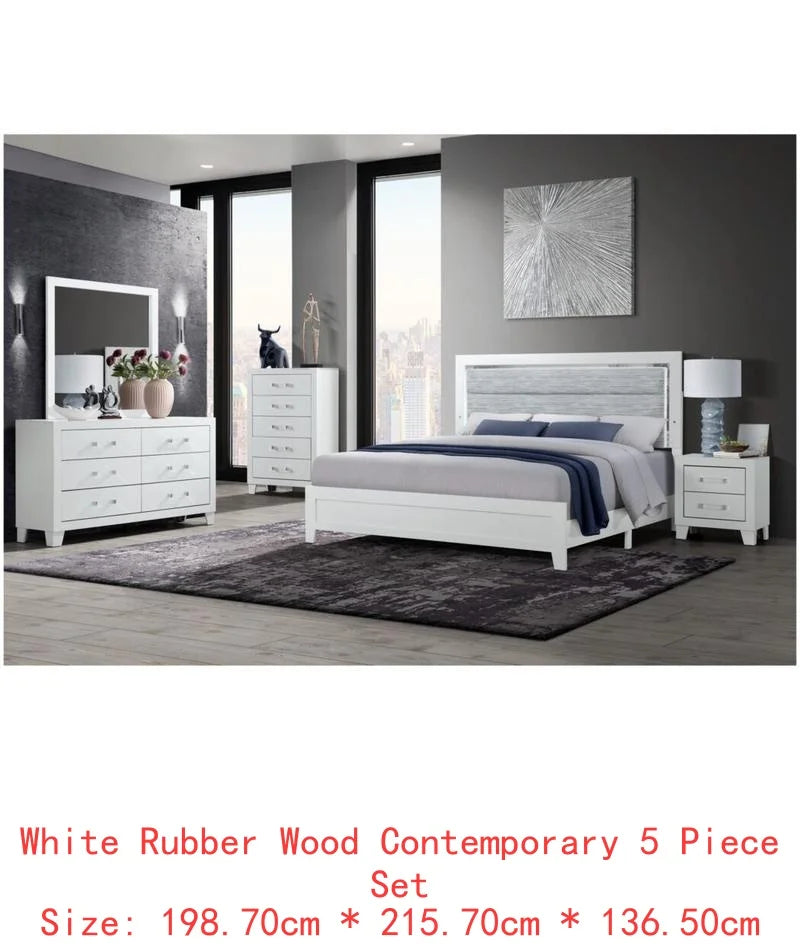 Bedroom Set With LED Lighting